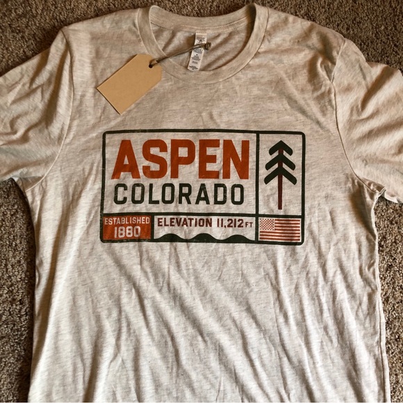 Aspen Colorado T Shirt Size M - Picture 2 of 5